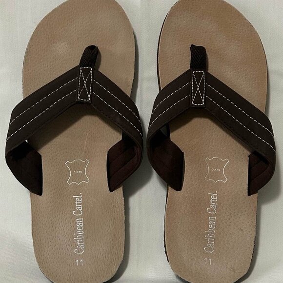 Caribbean Cartel - Brown Flip-Flops - Picture 1 of 3